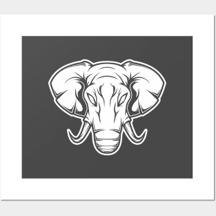 Elephant Head Posters and Art